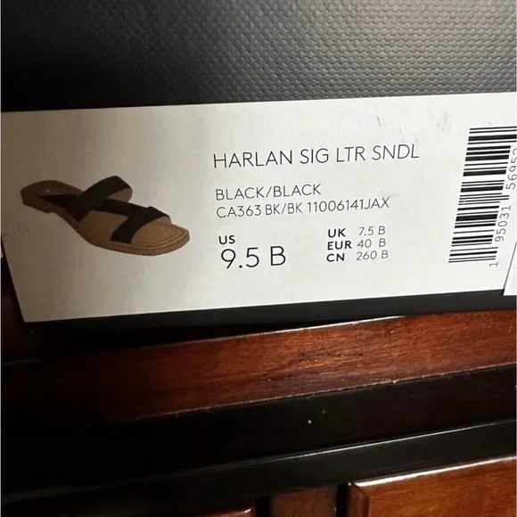 Coach Black Minimalist Sandals with Modern Design - Picture 6 of 8